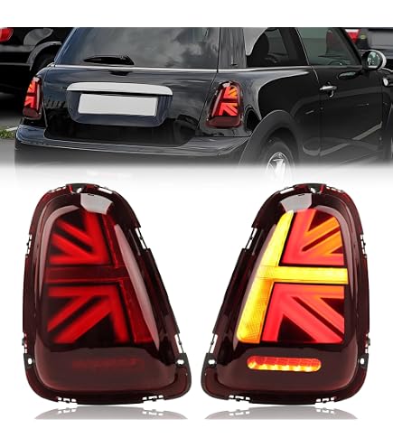Amazon.com: AIONIXER LED Union Jack Tail Lights for Mini Coop-er